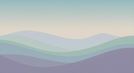 Soft Pastel Abstract Wavy Background, Presentation Cover Template and Invitation Banner