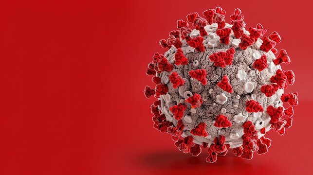 Unlock the Microscopic Mystery: The Abstract Virus Molecular Structure Model Shocks! The picture focuses on the mysterious virus molecular structure. Complex and orderly lines and shapes are intertwin