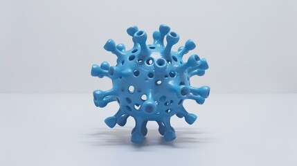 Unlock the Microscopic Mystery: The Abstract Virus Molecular Structure Model Shocks! The picture focuses on the mysterious virus molecular structure. Complex and orderly lines and shapes are intertwin
