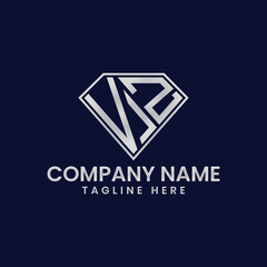 Simple Letter Logo in Diamond Frame