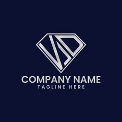 Simple Letter Logo in Diamond Frame