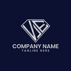 Simple Letter Logo in Diamond Frame