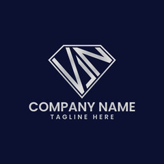 Simple Letter Logo in Diamond Frame