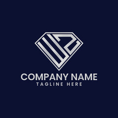 Simple Letter Logo in Diamond Frame