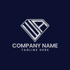 Simple Letter Logo in Diamond Frame