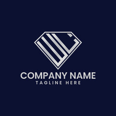 Simple Letter Logo in Diamond Frame