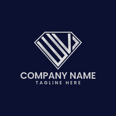 Simple Letter Logo in Diamond Frame