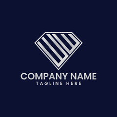 Simple Letter Logo in Diamond Frame