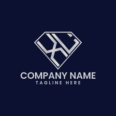 Simple Letter Logo in Diamond Frame