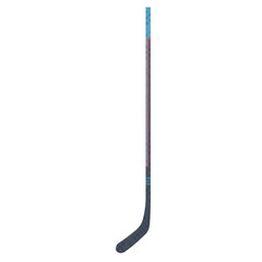 Hockey Stick, 3d illustration isolated on white background