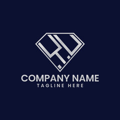 Simple Letter Logo in Diamond Frame