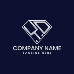 Simple Letter Logo in Diamond Frame