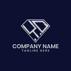 Simple Letter Logo in Diamond Frame