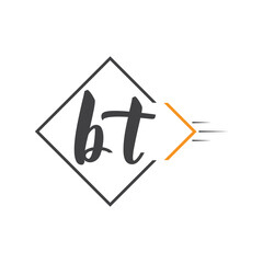 initial monogram logo with square style design.