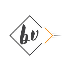 initial monogram logo with square style design.