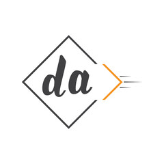 initial monogram logo with square style design.