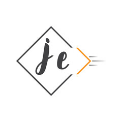 initial monogram logo with square style design.