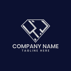 Simple Letter Logo in Diamond Frame