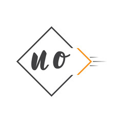 initial monogram logo with square style design.