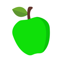 Realistic green apple icon vector
Vector green apple on white background illustration fruit