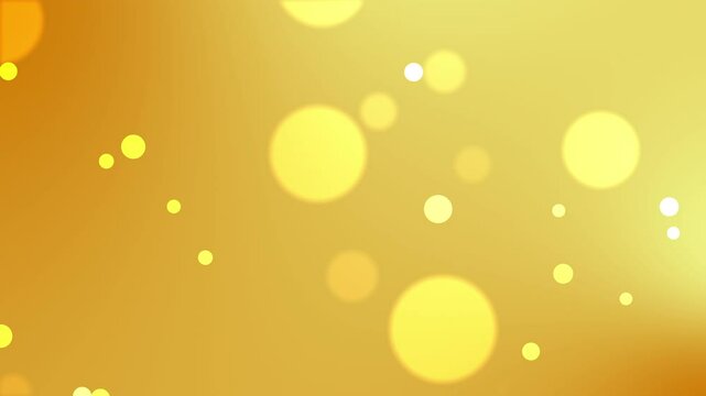 light yellow background aesthetic combine motion smooth dark yellow simple blury bokeh particle bubble, for spring wallpaper, award, luxury or elegant overlay project 