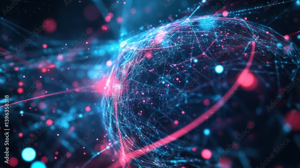 Poster interconnected networks: a visualization of global connectivity and data transfer