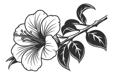 Vintage floral vector pattern with hand-drawn lily of the valley leaves and blossom decoration