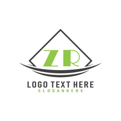 initial monogram logo with square style design.