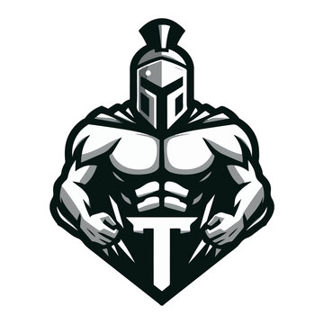 titan mascot logo vector illustration