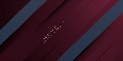 Abstract dark red background with gray lines pattern design. Suitable for business design. Eps10 vector