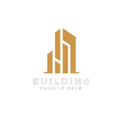 Modern building logo design