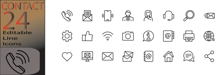 Contact icon set cannot be edited already expanded and merged