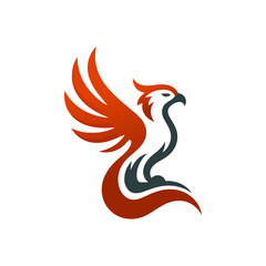 phoenix mascot logo vector illustration