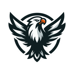 Obraz premium eagle mascot logo vector illustration