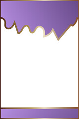 Wave background curve vector element with colorless space for text and message design, overlapping layers, vector