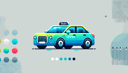 Vector illustration of transportation.