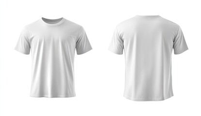 Blank white t-shirt mockup