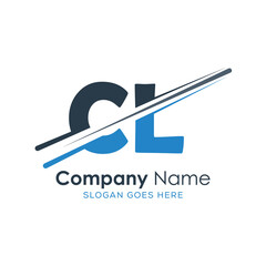 initial monogram logo with letter style design