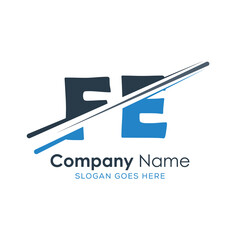 initial monogram logo with letter style design