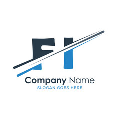 initial monogram logo with letter style design