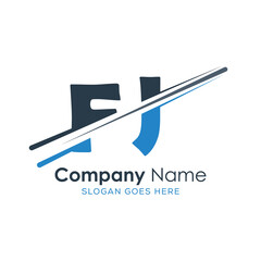 initial monogram logo with letter style design