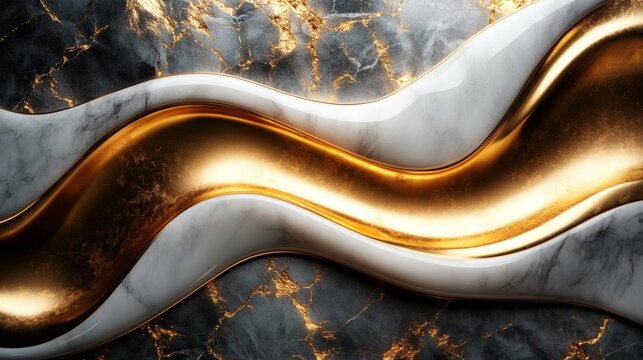 golden typography on a marble background sophisticated business branding 