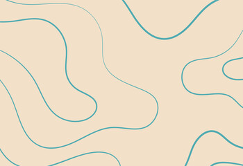 Seamless abstract pattern with wavy lines. Vector illustration.