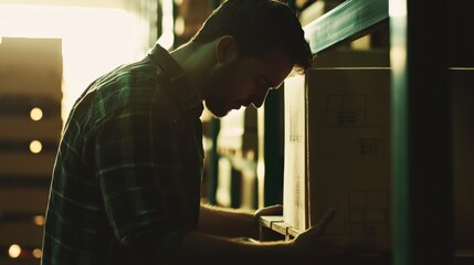 A forklift operator moving materials in a warehouse. Featuring efficiency and coordination