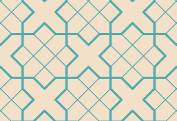 Seamless geometric pattern with rhombuses. Vector illustration.