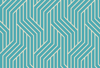 Vector seamless pattern. Modern stylish texture. Repeating geometric tiles from striped elements