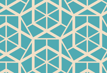 Vector seamless pattern. Modern stylish texture. Repeating geometric background. Linear graphic design.