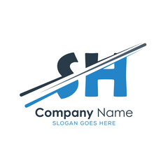 initial monogram logo with letter style design