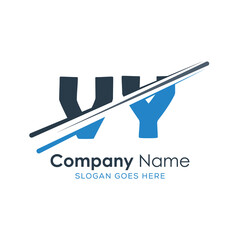 initial monogram logo with letter style design