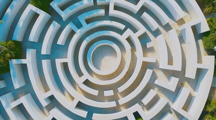 A maze designed with multiple pathways representing different lines of thought, Critical Thinking Skills